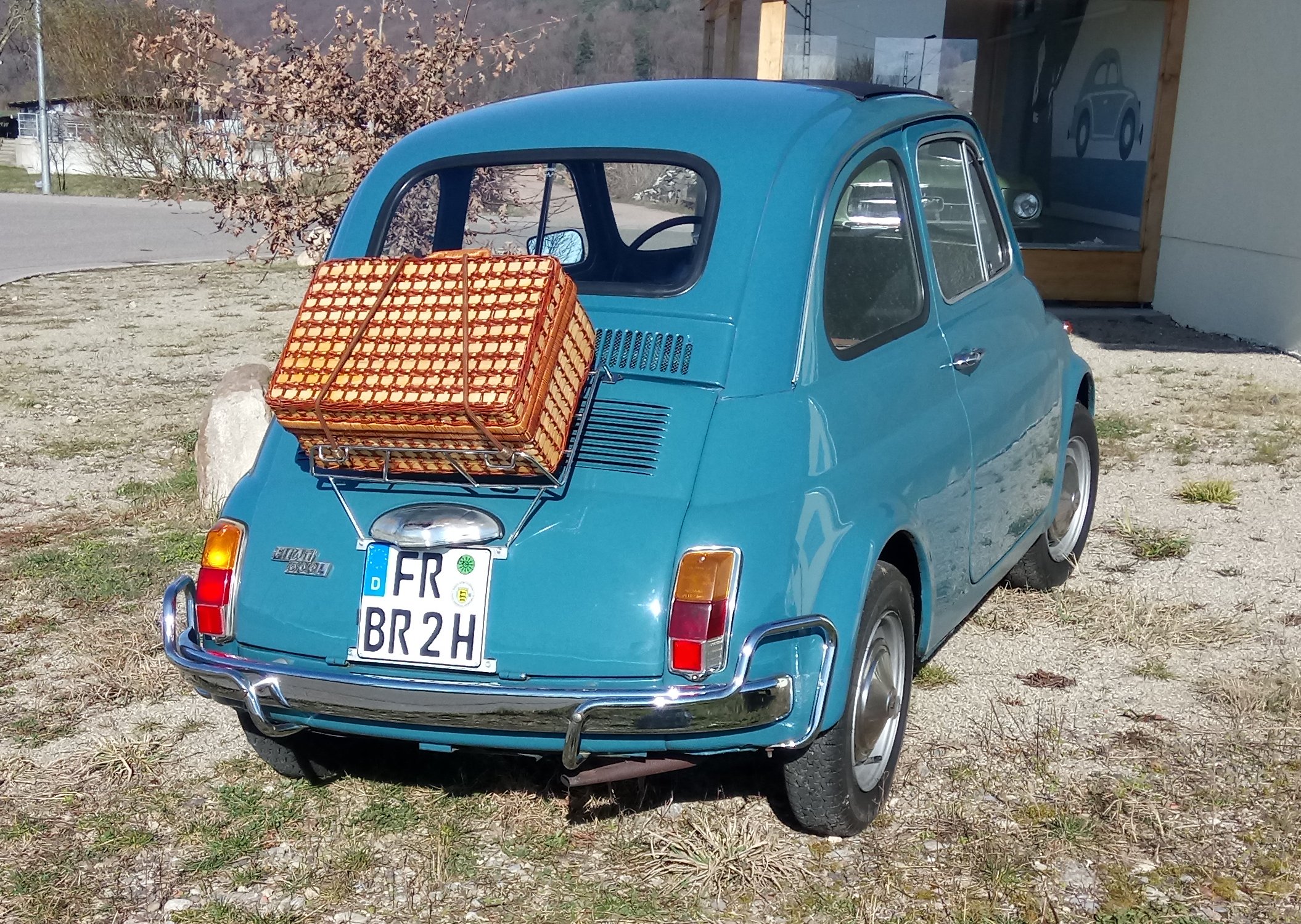 Fiat 500 Cinquecento mit Faltdach